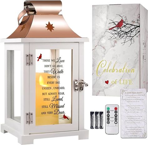 Amazon.com: Memorial Lantern, Sympathy Gifts for Loss of Mom/Dad/Loved One, Bereavement Gifts, in Memory of Loved One Lantern,Celebration of Life, Memorial Gifts, Funeral Lantern,Those WE Love Don't GO Away : Home & Kitchen Sayings For Memorial Lanterns, Lantern Release Memorial, Christmas In Heaven Lantern, Memorial Lanterns, Lantern Candle Decor, Bereavement Gift, A Day In Life, Candle Lanterns, Sympathy Gifts