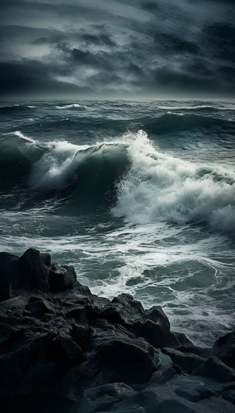 Stormy Background Aesthetic, Stormy Sea Photography, Stormy Sea Aesthetic, Stormy Beach Aesthetic, Seascapes Photography, Raging Ocean, Raging Waters, Raging Sea, Fantasy Ocean