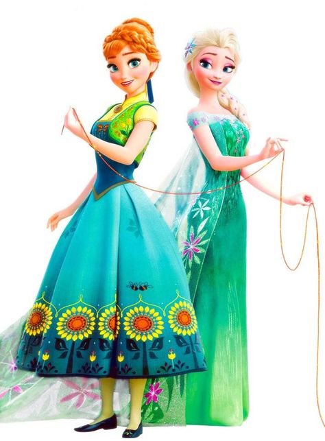 Anna and Elsa "Frozen Fever" Frozen Fever Party, Anna Und Elsa, Frozen Wallpaper, Frozen Pictures, Frozen Movie, Images Disney, Frozen Fever, Frozen Elsa And Anna, Disney Princess Frozen