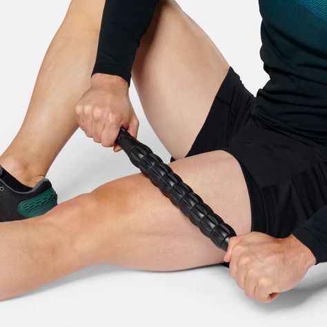 Massage sticks are great for deep-tissue self-massaging. The portable stick is useful for both pre and post workouts. The leg area is where users find most benefit. Bedtime Workout, Leg Roller, Muscle Roller Stick, Lymph Drainage Massage, Iliotibial Band, Quad Muscles, Delayed Onset Muscle Soreness, Muscle Knots, Muscle Roller