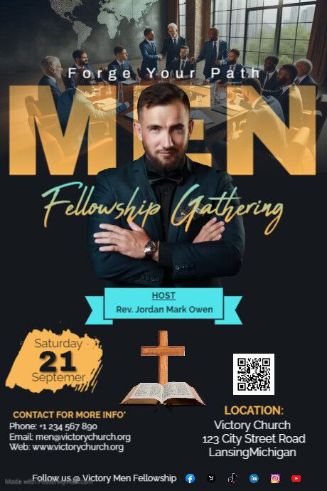 Editable Men summit gentlemen conference meeting flyer poster design Mens Conference Flyer, Mens Conference, Conference Meeting, Mark Owen, Diy Furniture Decor, Flyer And Poster Design, Event Flyer, Victorious, Gentleman