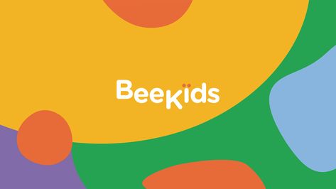 Bee Branding, Kids Logo Brand, Geometric Logotype, Teen Web, Childrens Logo, Kids Branding Design, Kids Graphic Design, Toys Logo, Kids Pop