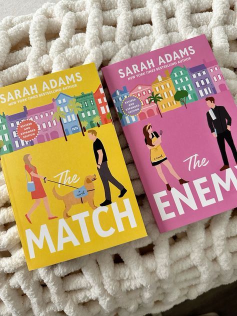 The Enemy Sarah Adams, Sarah Adams Books, The Match Sarah Adams, Fluffy Romance, Standalone Books, Book Worms Humor, Sarah Adams, Year Aesthetic, Romcom Books