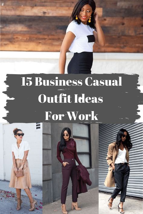 15 Business Casual Outfit Ideas For Work Modest Work Outfits, Business Casual Outfit Ideas, Outfit Ideas For Work, Best Business Casual Outfits, White Tops Outfit, 2021 Outfits, Preppy Fall Outfits, Business Casual Outfit, Army Green Pants