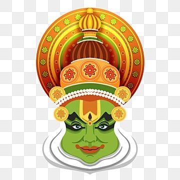 Onam Poster Ideas, Maveli Onam Drawing, Kathakali Vector, Maveli Onam Png, Onam Celebration Decoration, Kathakali Illustration, Kathakali Face Drawing Outline, Ritual Wallpaper, Maveli Onam