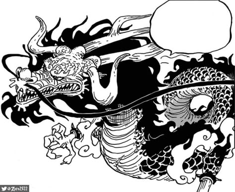 Kaido Dragon Form Tattoo, Kaido Tattoo Ideas, Kaido One Piece Dragon, Kaido One Piece Manga, Kaido Drawing, One Piece Kaido Dragon, Dragon Scales Tattoo, Kaido Art, Kaido Dragon Form