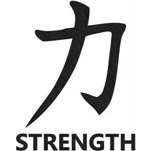 Chinese Symbol For Strength, Chinese Tattoo Designs, Symbol For Strength, Japanese Symbols, Chinese Symbol Tattoos, Japanese Tattoo Symbols, Chinese Letters, Tattoo Diy, Small Tattoos With Meaning