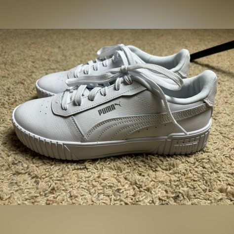 Nwt Puma Carina 2.0 Sneakers. Size 10 Women. Puma Carina, Puma White, Size 10 Women, Puma Shoes, Pumas Shoes, Color White, Size 10, Sneakers, 10 Things