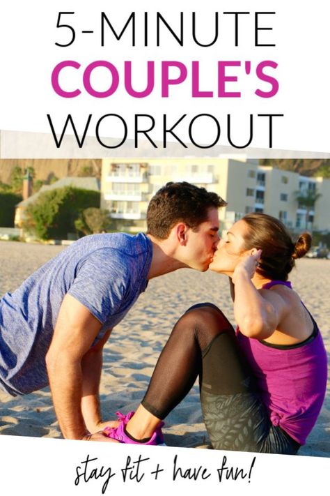 VIDEO: A 5-Minute Couple’s  Core Workout Couples At Home Workout, Workouts For Couples At Home, Couples Workout Routine At Home Beginner, Couples Workout Routine At Home, Couples Workouts, Workout Couples, Couple Workouts, Couples Workout Routine, Couples Workout