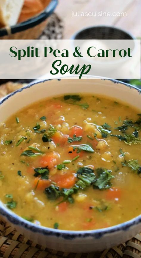 Edible Recipes, Winter Dinners, Winter Soup Recipe, Split Peas, Carrot Soup, Fall Soups, Pea Soup, Winter Soups, Split Pea