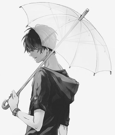 An Anime, Anime Character, Umbrella, Writing, Anime