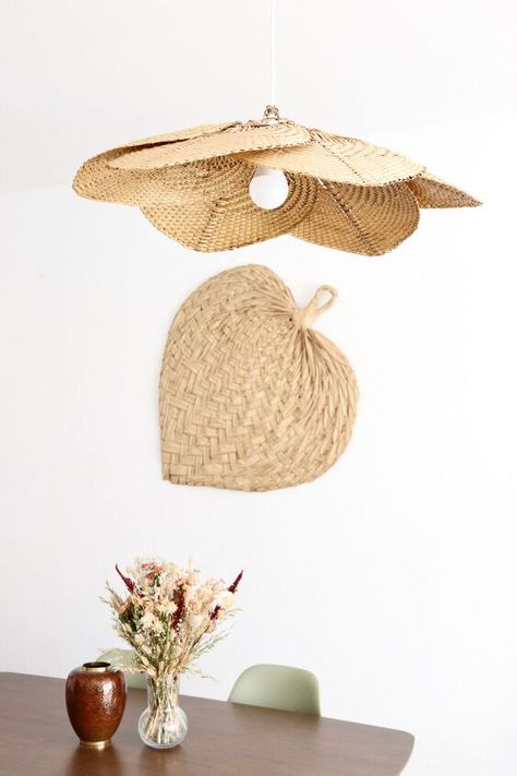 Woven Lampshade, Oak Wood Stain, Diy Straw, Boho Lamp, Bamboo Lamp, Diy Chalk Paint, Diy Ceiling, Diy Lamp Shade, Home Decorating Ideas