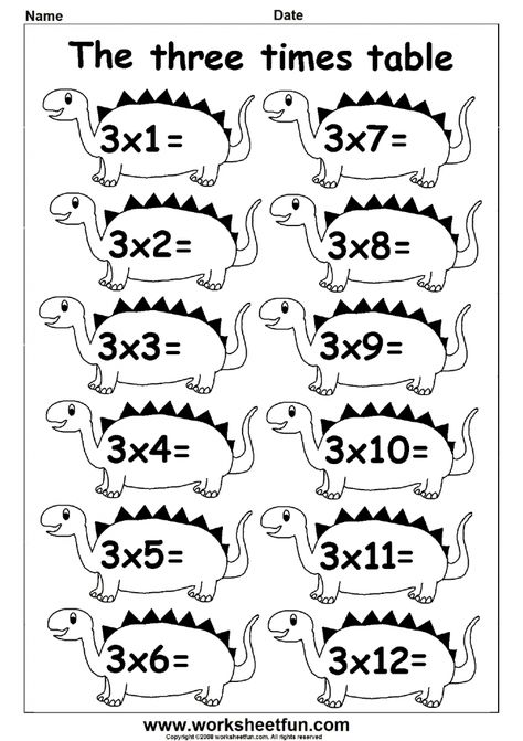 Multiplication Times Tables Worksheets – 2, 3, 4 & 5 Times Tables – Four Worksheets / FREE Printable Worksheets – Worksheetfun 2 Times Table Worksheet, 4 Times Table Worksheet, Maths Times Tables, 12 Times Table, Times Tables Worksheets, Table Worksheet, Multiplication Times Tables, Printable Multiplication Worksheets, 4th Grade Math Worksheets