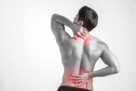 Close up of man rubbing his painful back... | Free Photo #Freepik #freephoto #muscle-pain #body-pain #back-ache #back-pain Turmeric Water, Bolesti Chrbta, Forward Head Posture, Upper Back Pain, Body Pain, Low Back Pain, Back Muscles, Chronic Fatigue, Muscle Pain