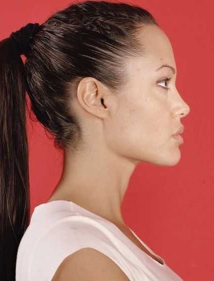 Angelina Side Profile, Rhinoplasty Side Profile, Angelina Jolie Side Profile, Angelina Jolie Jawline, Chin Side Profile, Angelina Jolie Profile, Nose Front Profile, Perfect Nose Side Profile, Jawline Side Profile