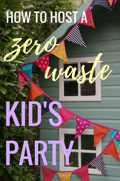 The night before my eighth birthday I barely slept. The anticipation of the party the next day was too much for little imagination to take. If kids nowadays are anything like I was, then parties are a BIG DEAL. We obviously want to make our kids’ parties special, but we sometimes can go overboard with lots … Ecofriendly Party, Eco Friendly Birthday Party, Kids Nowadays, Eco Kids, Eco Friendly Kids, Zero Waste Gifts, Kids' Party, Eco Friendly Living, Childrens Party