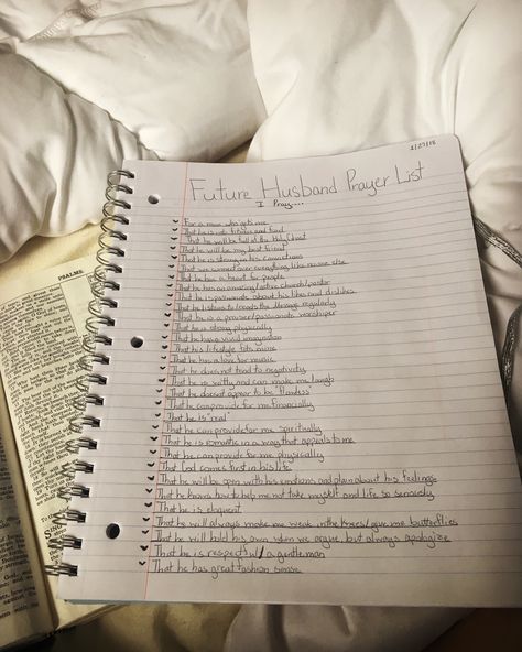 Prayer list for my future husband. Sweetheart, I know you’re out there.  I can’t wait to find you and begin our forever together! Future Husband List, Praying For Future Husband, Husband Journal, Future Husband Prayer, Husband Prayer, Journal Bible Quotes, My Future Husband, Study Topics, Prayer For Husband