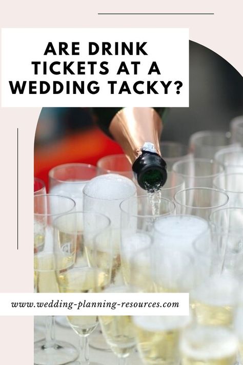 Are Drink Tickets at a Wedding Tacky? | Elegant Wedding Ideas | Wedding Ideas | Wedding Ideas on a Budget | Wedding Ideas Elegant Romantic | Wedding Guide | Wedding Guide Planners Drink Tickets For Wedding, Drink Ticket Ideas, Wedding Drink Tickets Ideas, Drink Token Ideas, Drink Tokens Wedding, Drink Tickets Wedding, Wedding Drink Tickets, Drink Tickets, Wedding Drinks Reception