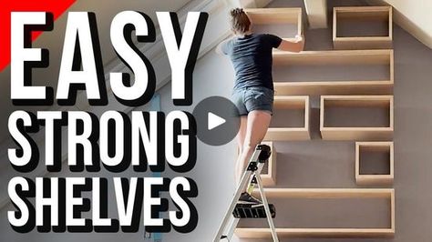 12K views · 552 reactions | Basic Box Shelves | Custom Size them for Any Space | Basic Box Shelves | Custom Size them for Any Space | By Wilker Do's | Be showing you how to build
bookshelves that hang on the wall. I'm going to first show
you one box but every box in this design is designed the
exact same way. I just made them a variety of different
sizes that I thought look nice for my space. The construction
is simple datas and rabbits. A rabbit is a groove that
interacts with an edge such as where the sides get put into
place. Dapswood glue is used on every joint. Then, a dato is a
groove that does not interact with an edge such as where the
back goes in. The body made from three quarter plywood in
the back from quarter inch MBF that I painted ahead of
assembly. Once I place the back end Build Bookshelves, Box Shelves, My Space, How To Build, Rabbits, Three Quarter, Plywood, Bookshelves, Custom Sizing