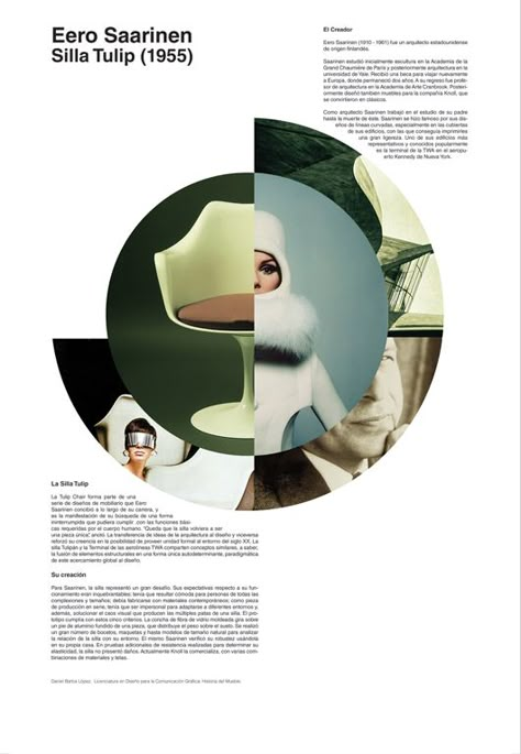 infographic póster by Daniel Barba, via Behance Circular Layout Design, Circular Graphic Design, Image Layout Design, Circles Photography, Layout Magazine, Magazine Layout Inspiration, 잡지 레이아웃, Graphic Layout, Desain Editorial