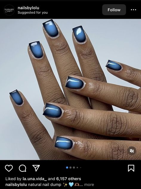 Midnight Blue Nails Design, Zeta Nails, Navy Blue Nail Designs, Nails Navy Blue, Nails Navy, Long Acrylic Nail Designs, Blue Nail Designs, Long Acrylic, Blue Nail