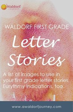 I'm getting started on my first grade prep and found this great little list of images for letter stories! Waldorf First Grade Letter Stories http://www.awaldorfjourney.com/2017/06/waldorf-first-grade-letter-stories/ Waldorf First Grade, Waldorf Reading, Waldorf Education Homeschooling, Letter Stories, Waldorf Lessons, Steiner Waldorf Education, Waldorf Books, Waldorf Preschool, Waldorf Math