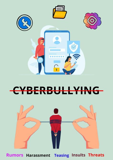 Social Cause Poster Design, Cyberbullying Pictures, Stop Cyberbullying Poster, Cyberbullying Poster Design, Poster Cyberbullying, Cyberbullying Poster, Cyberbullying Prevention, Social Worker Month, Online Friendship