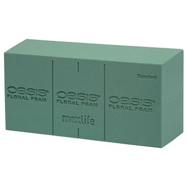 OASIS Floral Foam Maxlife - Standard- 36 bricks for $22.88 Oasis Arrangements, Oasis Foam, Flower Oasis, Wet Foam, Florist Supplies, Diy Wedding Flowers, Floral Foam, Floral Supplies, Fresh Cut Flowers