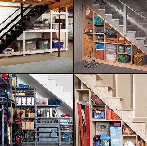 Under Basement Stairs, Basement Stairs Remodel, Basement Staircase, Basement Steps, Basement Stairs Ideas, Garage Stairs, Open Trap, Staircase Storage, Diy Basement