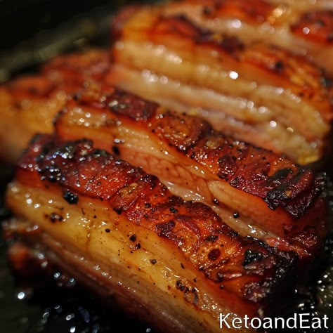 Carnivore Pork Belly Recipe: The BEST Version (Crispy & Tender) Pork Belly Carnivore, Cast Iron Pork Belly, Porkbelly Crispy Oven, Carnivore Pork Belly Recipes, Boneless Pork Belly Recipes, How To Cook Pork Belly, Keto Pork Belly Recipes, Roasted Pork Belly, Pork Belly Recipe Oven