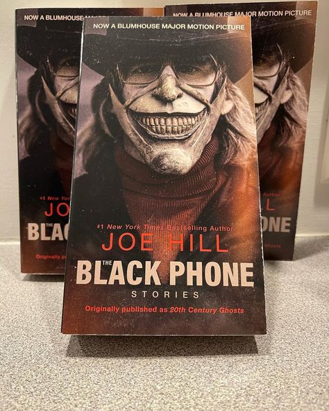 Joe Hill on Instagram: “Coming to a bookstore near you. Don’t it just put a smile on your face? #theblackphone #20thcenturyghosts For those wondering, yes: this…” Joe Hill Books, Joe Hill, The Black Phone, Black Phone, Smile On, Stephen King, Motion Picture, Bestselling Author, A Smile