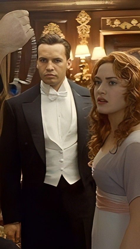 Rose And Cal Titanic, Cal Titanic, Cal Hockley, Titanic Rose, Titanic Dress, Titanic 1997, Billy Zane, Titanic Movie, Costume Inspo