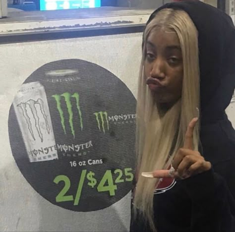 𝔪𝔬𝔫𝔰𝔱𝔢𝔯 Monster Energy, Blonde Hair, A Woman, Blonde, Energy, Hair