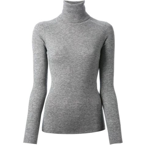 Vanessa Bruno Ribbed Turtleneck Sweater (975 BRL) ❤ liked on Polyvore featuring tops, sweaters, grey, gray turtleneck, gray sweater, ribbed top, gray top e turtle neck sweater Gray Cashmere Sweater, Roll Neck Top, Ribbed Turtleneck Sweater, Grey Turtleneck, Turtle Neck Sweater, Roll Neck Jumpers, Roll Neck Sweater, Vanessa Bruno, Ribbed Turtleneck