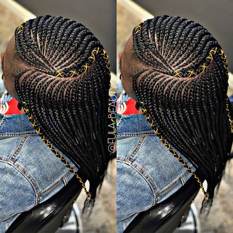 Braided Pineapple Hairstyle, Cornrow Faux Hawk, Stitch Cornrows With Heart Design, Cornrow Star Design, Bob Braids Hairstyles, Big Braids, Bob Braids, Peekaboo Hair, Protective Hairstyles For Natural Hair