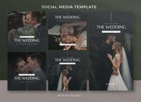 Wedding Ads Design, Wedding Photography Social Media Post, Wedding Venue Social Media Post, Wedding Promotion Design, Instagram Wedding Post Ideas, Wedding Social Media Post Design, Wedding Graphics Design, Wedding Social Media Post, Photography Social Media Post