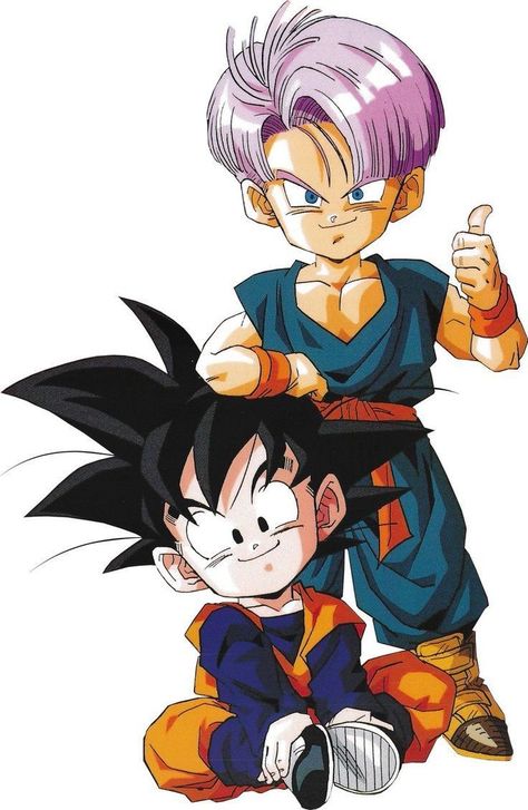 Goten And Trunks Wallpapers, Dragon Ball Trunks X Goten, Trunks Drawing, Trunks Y Goten, Goten Manga, Trunks Tattoo, Trunks And Goten, Vegeta Y Trunks, Goten And Trunks