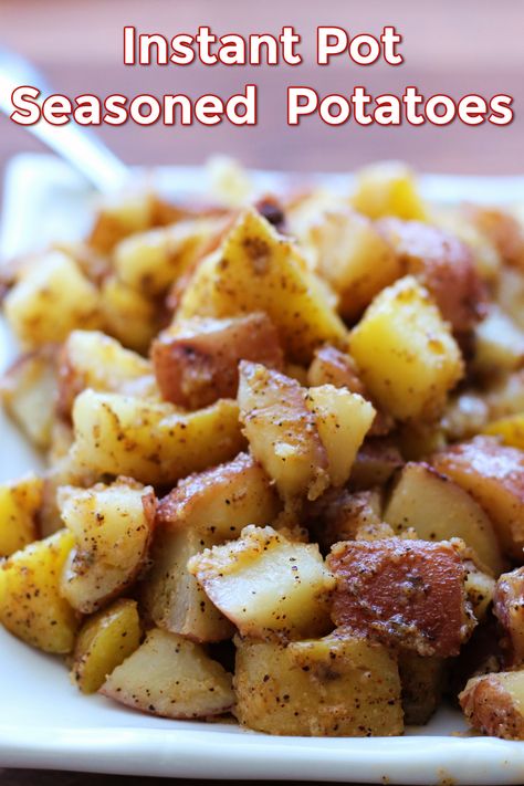 How To Cook Potatoes In Instant Pot, Instant Pot Potato Recipes Easy, Red Potato Instant Pot, Instant Pot Diced Potatoes, Instant Pot Small Potatoes, Instant Pot Breakfast Potatoes, Instant Pot Roasted Potatoes, Instapot Red Potatoes, Instant Pot Potatoes Recipes