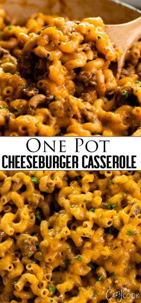 The Cozy Cook, Cozy Cook, Easy Macaroni, 30 Minute Meals Easy, Postre Keto, Cheeseburger Casserole, Homemade Hamburgers, Hamburger Helper, Beef Casserole Recipes