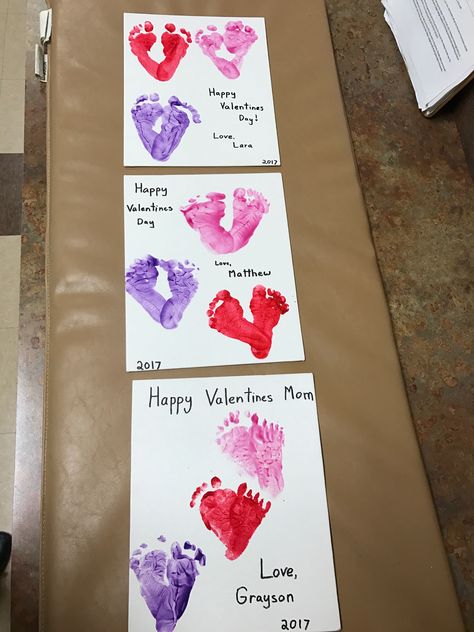 Infant Valentines Day Crafts Diy, Footprint Valentines Day Crafts For Infants, Infant Activities Valentine's Day, Valentine's Day Baby Crafts, Valentine’s Day Arts And Crafts For Babies, Valentine’s Day Baby Footprint, Valentines Newborn Crafts, Valentines Activities For Infants, Infant Footprint Art Valentines Day