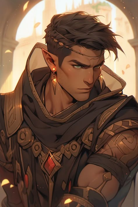 Elf Dnd Character Male, Dnd Elf Male, Dnd Characters Ideas Character Inspiration, Rpg Character Art Male, Dnd Character Concept Art, Wood Elf Male, Fantasy Elf Art, D&d Character Art, Dnd Character Art Male