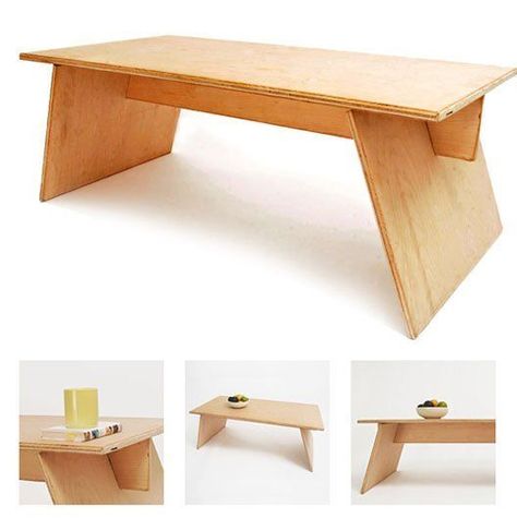 Affordable Modern Furniture: Andy Lee Furniture | Modern Furniture ... Plywood Furniture Plans, Cnc Furniture Plans, Plywood Coffee Table, Plywood Table, Plywood Projects, Kursi Bar, Cnc Furniture, Affordable Modern Furniture, Flat Pack Furniture