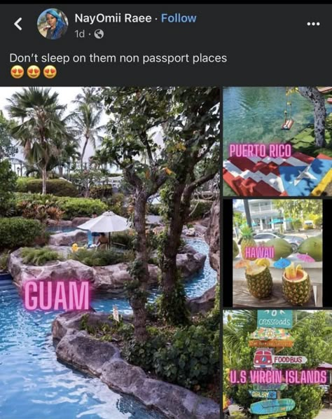 No Passport Needed Travel Destinations, Places To Travel Without A Passport, Non Passport Vacations, Birthday Trips Ideas, Out Of The Country Vacation, Places To Travel For Birthday, Cheap Vacation Ideas, Places To Go In California, Birthday Trip Ideas