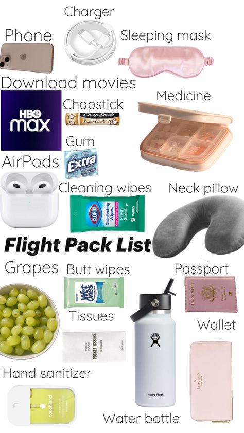 What to bring on a carry on bag Pack List, Airplane Carry On, Airport Travel Outfits, Carry On Essentials, Road Trip Packing List, School Bag Essentials, Travel Bag Essentials, Road Trip Packing, Airplane Essentials