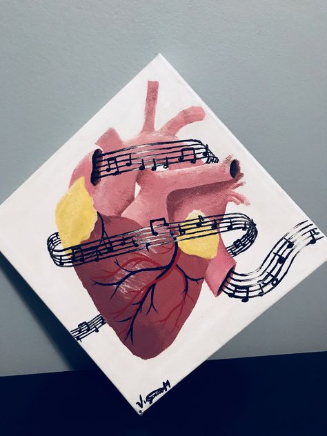 The origin of music - acrylic paint Painting For Music Lover, Music Related Art Ideas, Music Themed Artwork, Choir Painting Ideas, Music Themed Art Projects, Musical Painting Ideas, Music Paintings On Canvas, Music Related Paintings, Music Canvas Painting Ideas