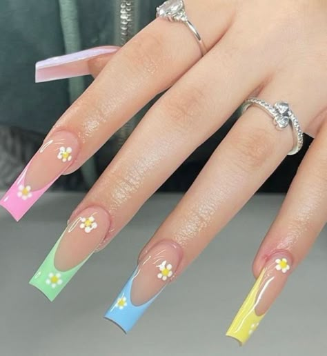 Spring Acrylic Nails, Acrylic Nails Coffin Pink, Nails 2023, Acrylic Nails Coffin Short, Short Acrylic Nails Designs, Square Acrylic Nails, Cuticle Pusher, Fire Nails, Dream Nails