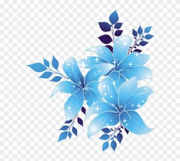 Flower Border Png, Watercolor Flower Background, Blue Lily, Blue Wedding Flowers, Vector Flowers, Flower Background Wallpaper, Watercolor Flowers Paintings, Flower Clipart, Digital Flowers