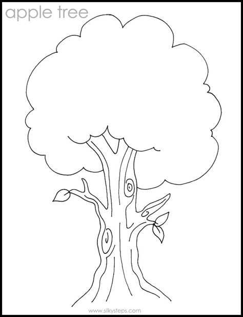 Outline apple tree playdough mat Playdough Activity, Outline Pictures, Tree Outline, Playdough Activities, Playdough Mats, Picture Templates, Activity Mat, Messy Play, Language Development