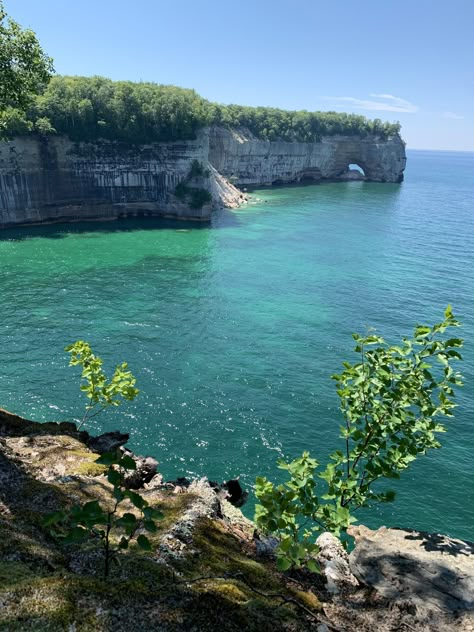 Pure Michigan Photography, Pictured Rocks Michigan, July Mood Board, Michigan Landscape, Road Trip Summer, Up Michigan, Summer Nostalgia, Misty Dawn, Purple Mountains