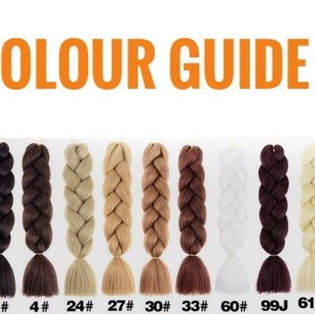 Xpression colors 1B, 2, 30, 33..., color mix braids Color 30 And 33 Mixed Braids, Color Mix Braids, Expression Braids, Braiding Hair Colors, Hair Stripes, Hair Color Guide, Color Guide, Braiding Hair, Instagram Look